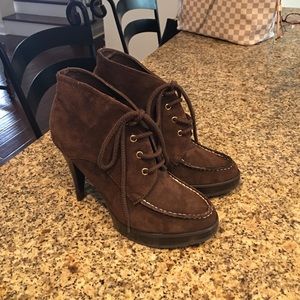 Brown Moccasin Booties